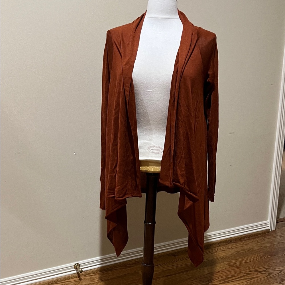 H&M Terracotta Open Front Cardigan